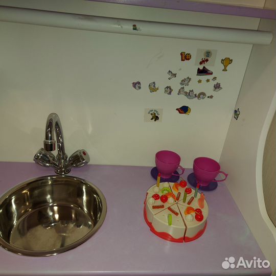 Детская деревянная кухня б/у