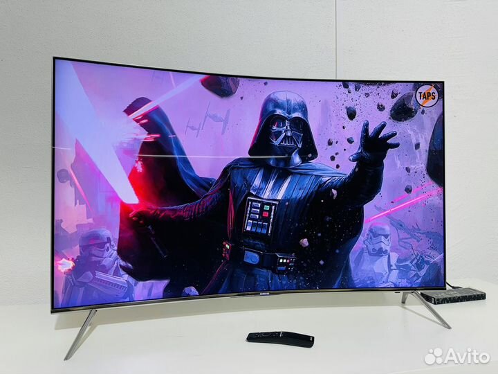 Изогнутый Samsung qled 127см UHD SMART TV Wi-Fi