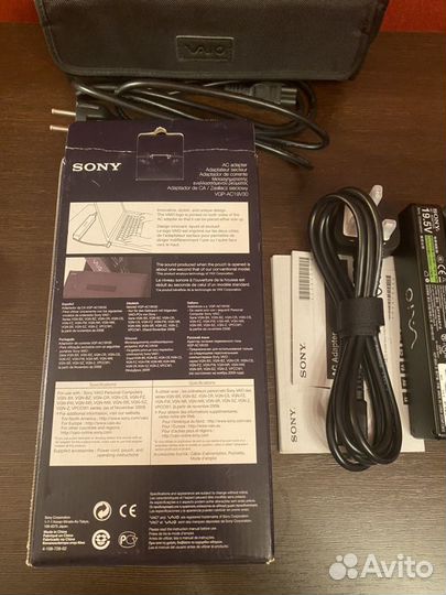 Оригинальный блок питания Sony vaio