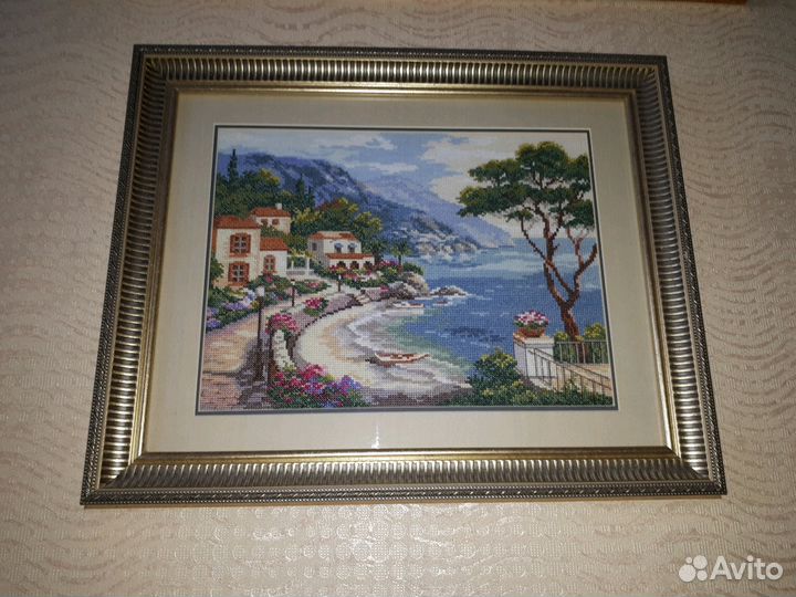 Картина вышитая крестиком
