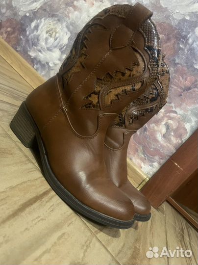 Сапоги-казаки 38