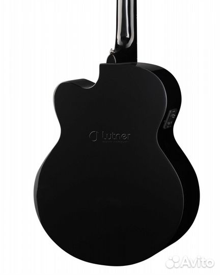Электроакустическая бас-гитара Cort AB850F-BK-BAG