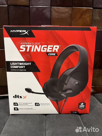 Игровые наушники hyperx cloud stinger core