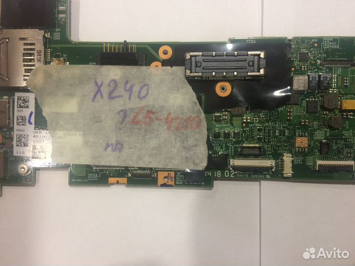 Материнская плата x240