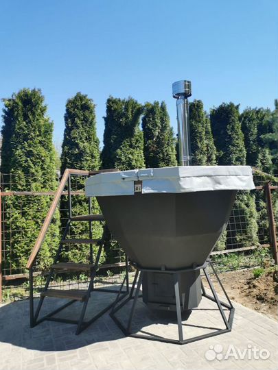 Чан для бани усиленный