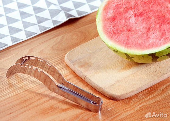 Нож для резки арбуза и дыни из нержавеющей стали