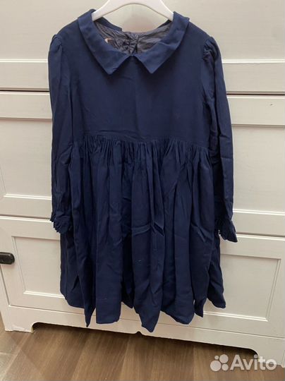 Синее платье