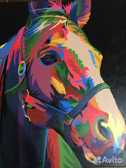 Готовая картина по номерам