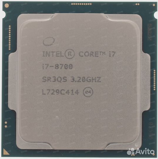 Процессор Intel Core i7-8700 Сокет 1151v2