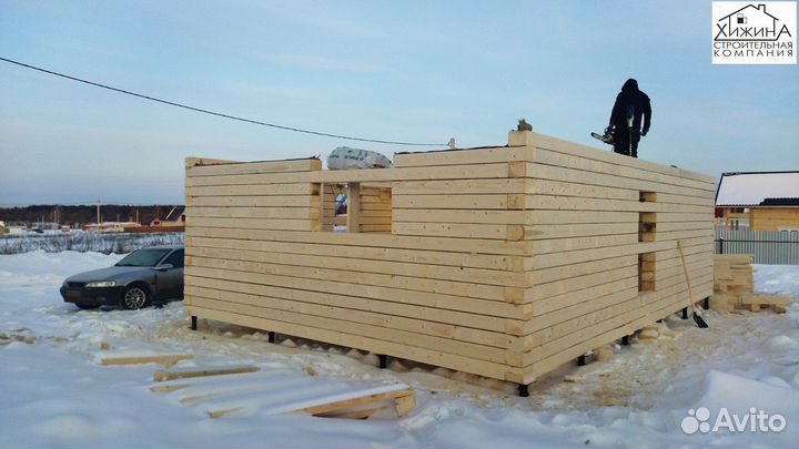 Дома срубы из бруса 6х9 строительство отделка