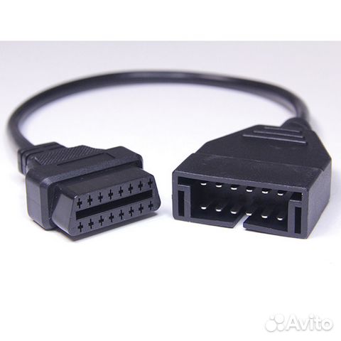 Переходник с 12 pin на 16 pin obd2 elm327