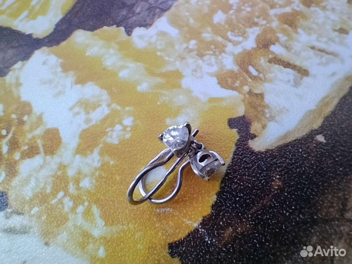 Серебряные серьги детские