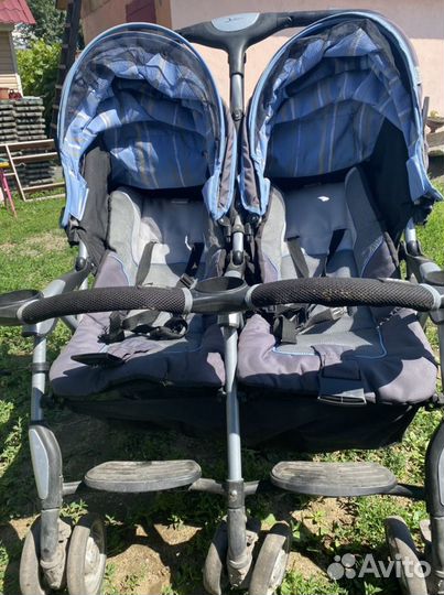 Коляска трость для двойни