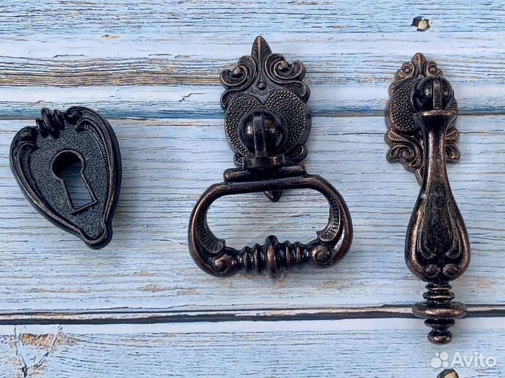 Ручки накладные фурнитура винтаж