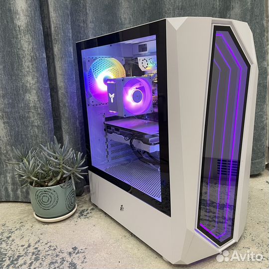 Новый белый игровой компьютер rtx 2060 super