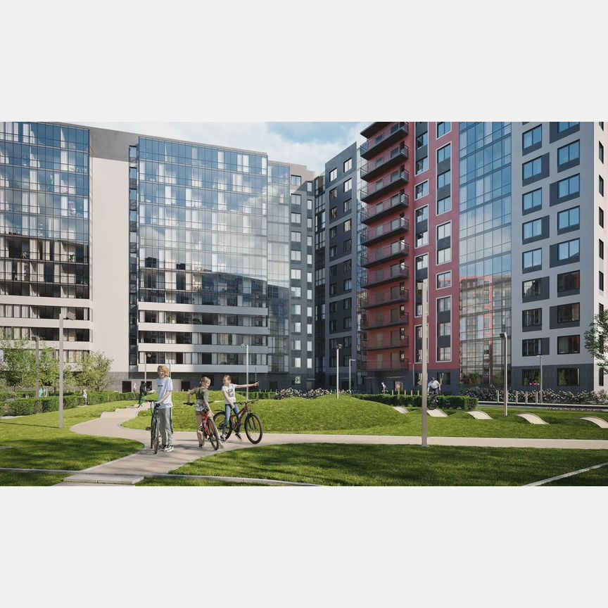 1-к. квартира, 41,3 м², 2/12 эт.