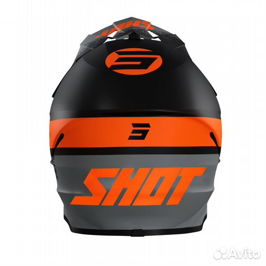 Шлем Shot Furious Roll (Черный/Серый XL)