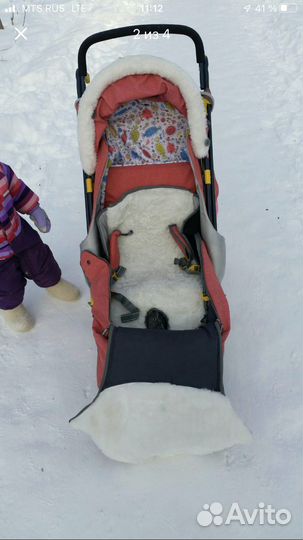 Санки коляска nika ника детям 7 5sk