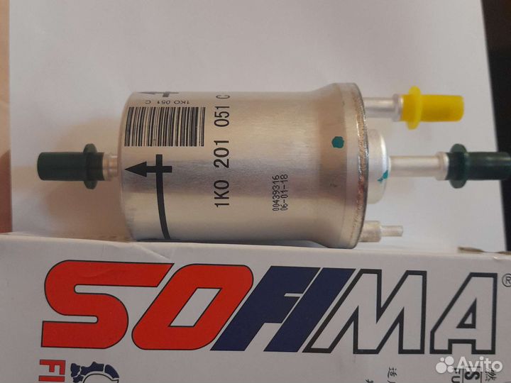 Топливный фильтр высокого давления 6.6 Bar