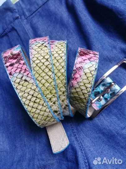 Ремень, пояс. Натур кожа