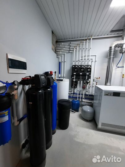 Монтаж отопления, водоочистка, гвс, хвс, электрика