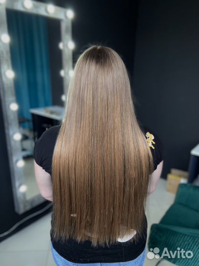 Наращивание волос биопротеин