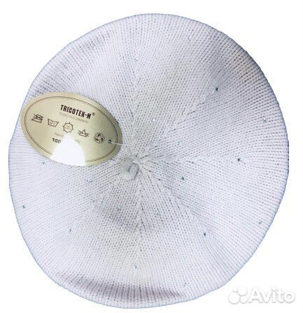 Береты со стразами, 100 шерсть