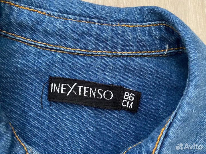 Джинсовая рубашка 86