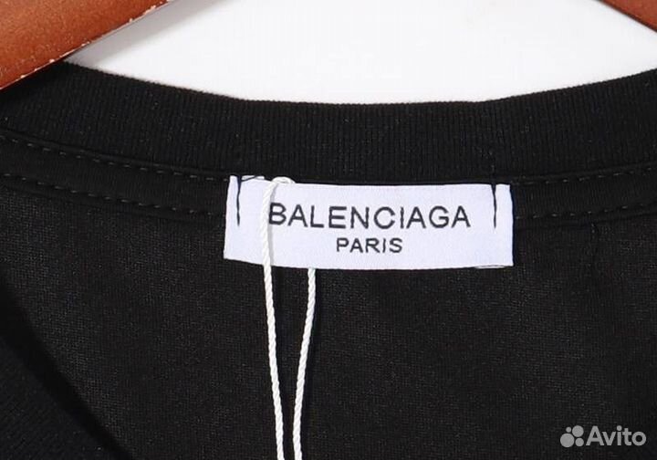 Футболка adidas balenciaga черная