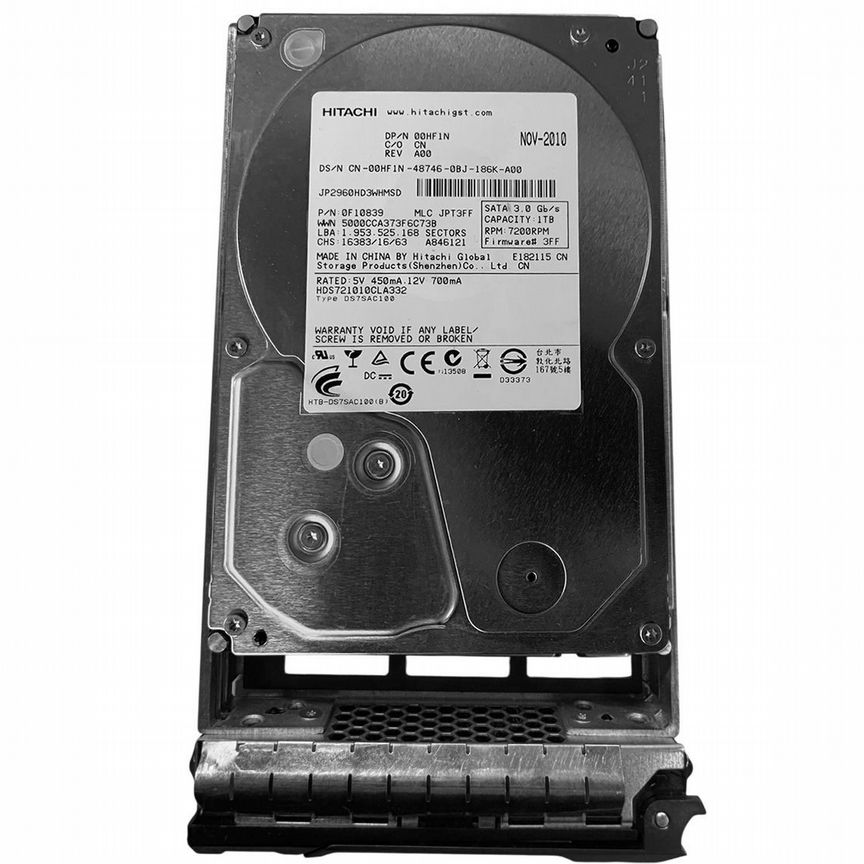 [0HF1N] Жесткий Диск Dell1tb Sata3 3,5" Hdd