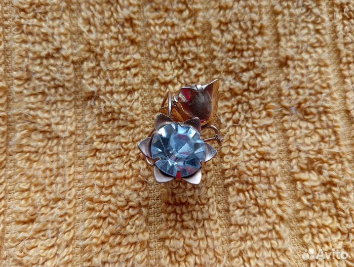 Позолоченные серьги СССР