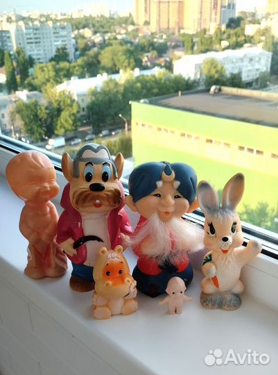 Резиновые игрушки 80-90х