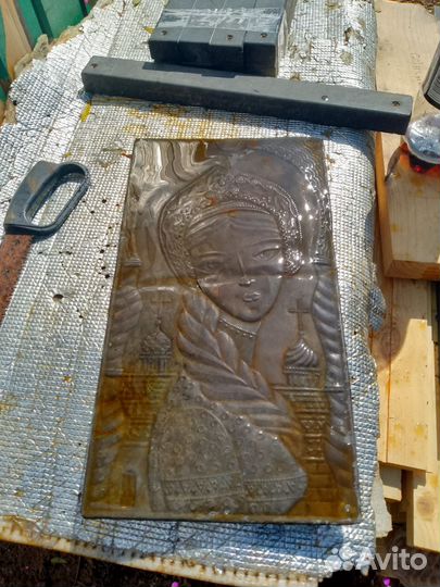 Картина чеканка