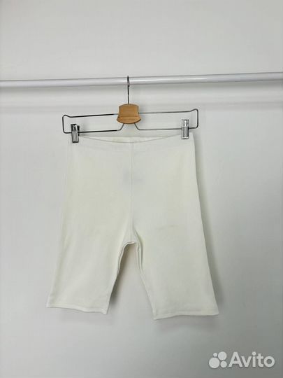 Велосипедки белые S