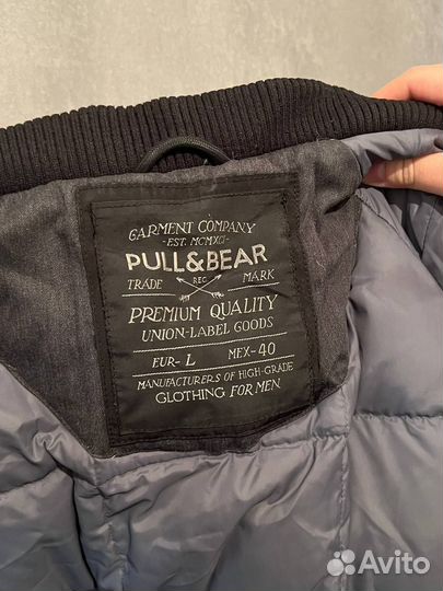 Парка зимняя мужская Pull and Bear