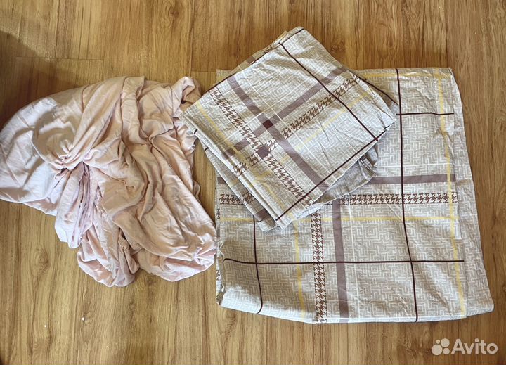 Постельное белье, плед, наволочки, простыни