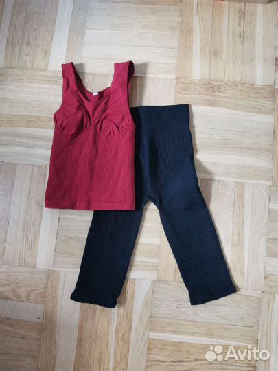 Спортивный утягивающий костюм женский XS, S