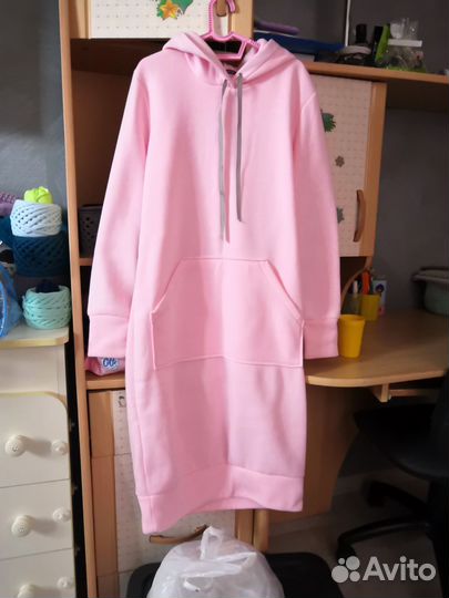 Платье туника теплое