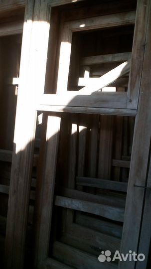 Окна деревянные большие