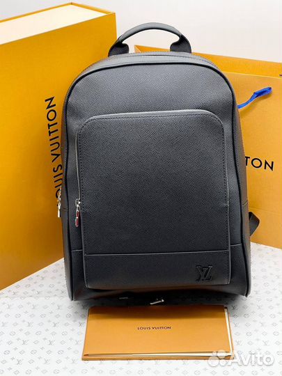 Мужской рюкзак Louis Vuitton Adrian кожа Премиум