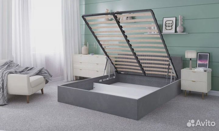 Кровать с подъемным механизмом