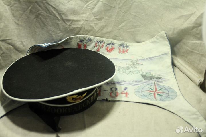 Безкозырка Тихоокеанский флот. СССР и гюйс 1981