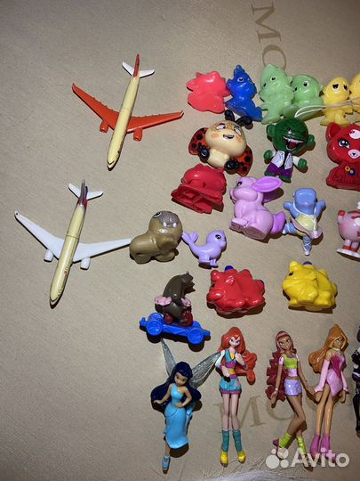 Игрушки из киндера 90х