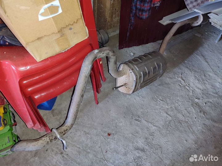 Глушитель на kia ceed 1