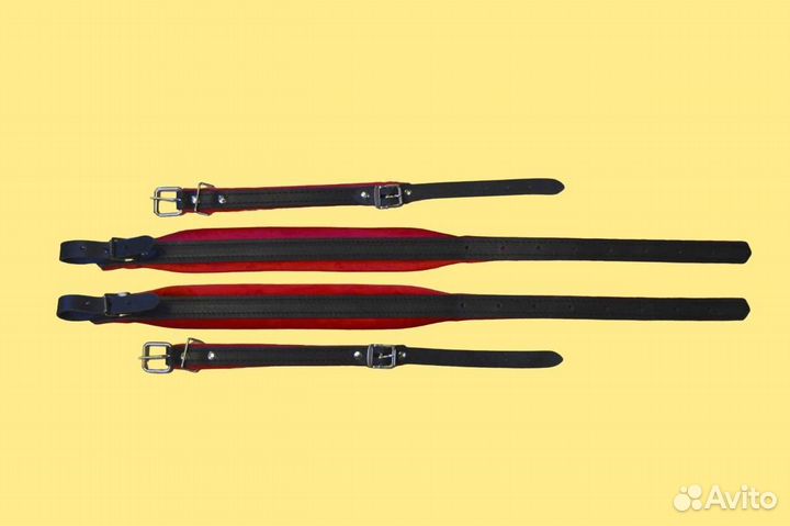 Ремни для гармони, аккордеона красный бархат