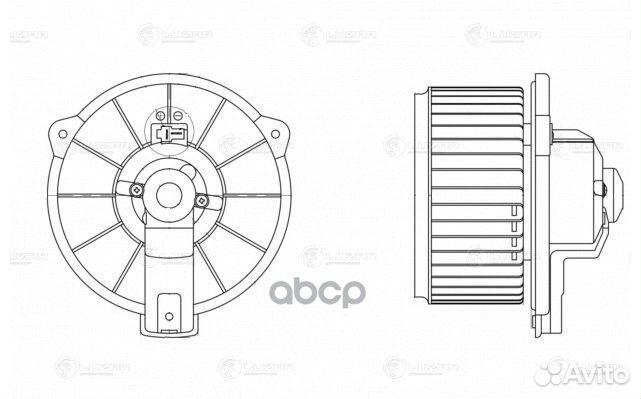 Э/вентилятор отоп. для а/м Toyota Corolla (01)