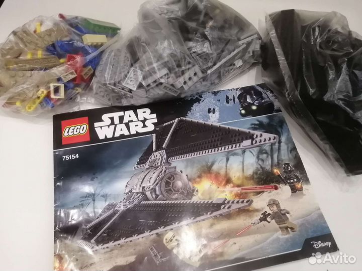 Lego Star Wars Ударный истребитель сид 75154