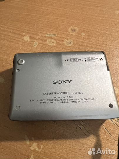 Кассетный плеер диктофон Sony TCM-80V