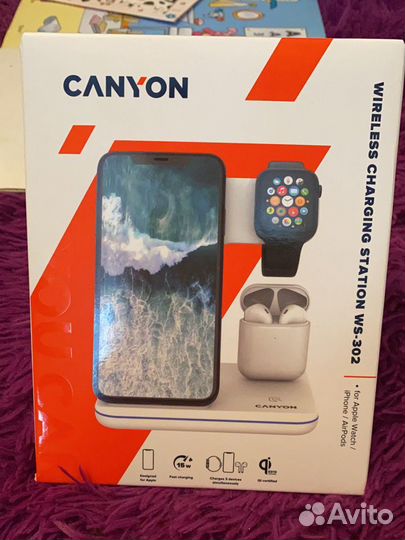 Беспроводное зарядное устройство canyon