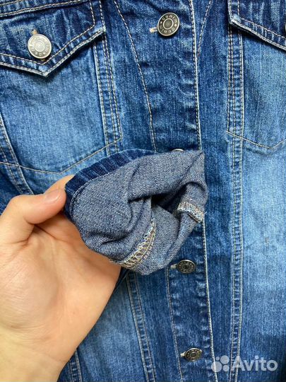 Джинсовая куртка KappAhl синяя